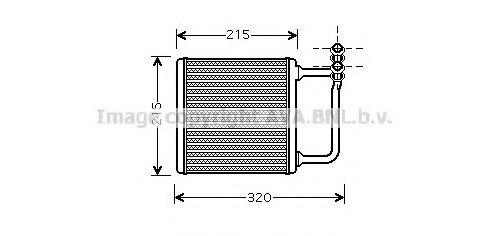 Imagine Schimbator caldura, incalzire habitaclu AVA QUALITY COOLING MS6451