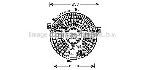 Imagine Ventilator, radiator AVA QUALITY COOLING MS7518