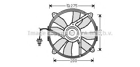 Imagine Ventilator, radiator AVA QUALITY COOLING MS7520