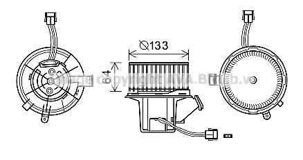 Imagine Electromotor, ventilatie interioara AVA QUALITY COOLING MS8640