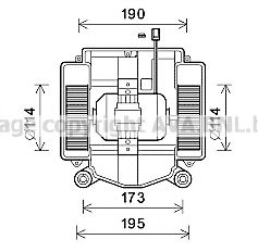 Imagine Electromotor, ventilatie interioara AVA QUALITY COOLING MS8669