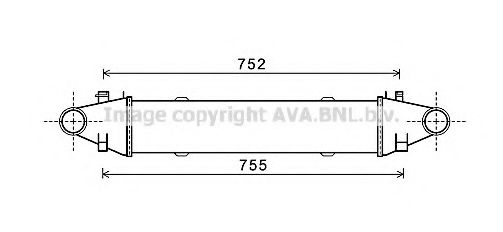 Imagine Intercooler, compresor AVA QUALITY COOLING MSA4525