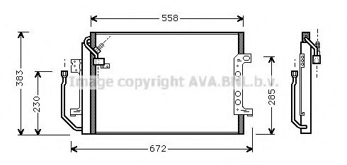 Imagine Condensator, climatizare AVA QUALITY COOLING MSA5257