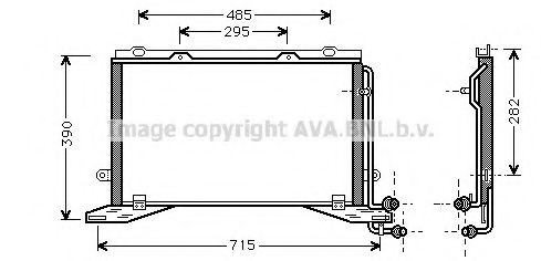 Imagine Condensator, climatizare AVA QUALITY COOLING MSA5268