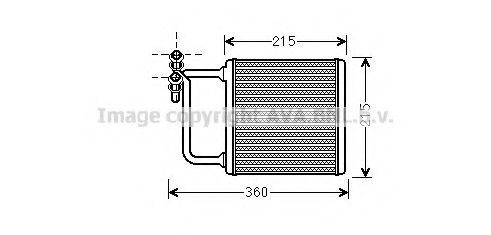 Imagine Schimbator caldura, incalzire habitaclu AVA QUALITY COOLING MSA6470