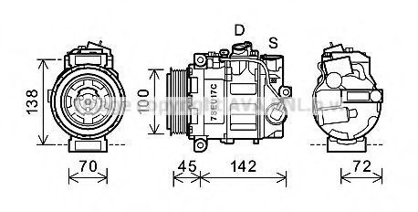 Imagine Compresor, climatizare AVA QUALITY COOLING MSK613