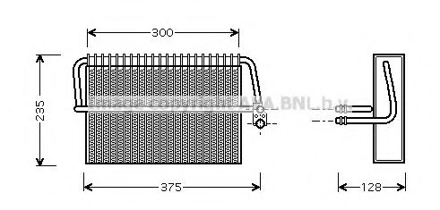 Imagine evaporator,aer conditionat AVA QUALITY COOLING MSV325