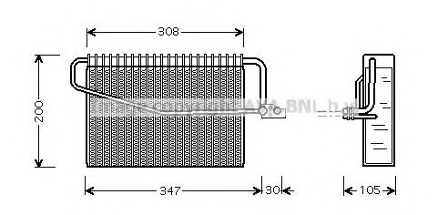 Imagine evaporator,aer conditionat AVA QUALITY COOLING MSV329