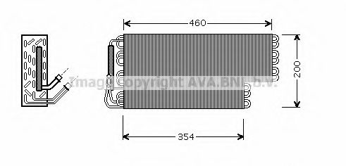 Imagine evaporator,aer conditionat AVA QUALITY COOLING MSV384