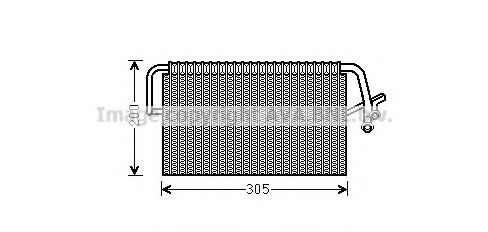 Imagine evaporator,aer conditionat AVA QUALITY COOLING MSV543