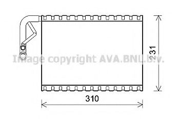 Imagine evaporator,aer conditionat AVA QUALITY COOLING MSV544