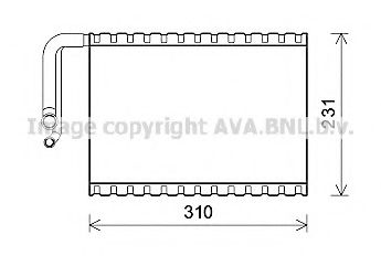 Imagine evaporator,aer conditionat AVA QUALITY COOLING MSV545