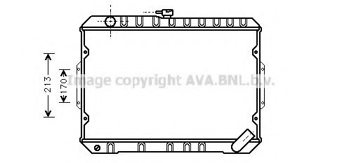 Imagine Radiator, racire motor AVA QUALITY COOLING MT2027