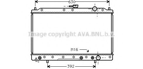 Imagine Radiator, racire motor AVA QUALITY COOLING MT2046