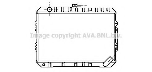 Imagine Radiator, racire motor AVA QUALITY COOLING MT2049