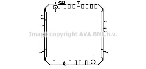 Imagine Radiator, racire motor AVA QUALITY COOLING MT2074