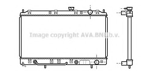 Imagine Radiator, racire motor AVA QUALITY COOLING MT2143