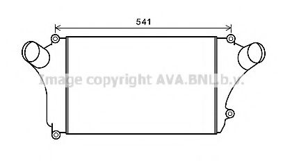 Imagine Intercooler, compresor AVA QUALITY COOLING MT4246