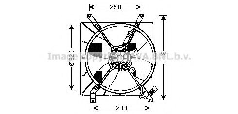 Imagine Ventilator, radiator AVA QUALITY COOLING MT7510