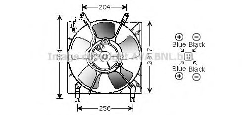 Imagine Ventilator, radiator AVA QUALITY COOLING MT7514