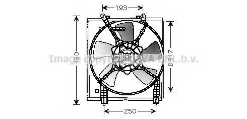 Imagine Ventilator, radiator AVA QUALITY COOLING MT7517