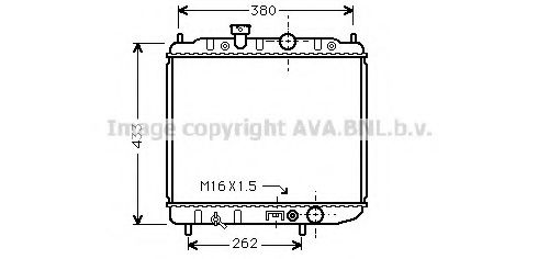 Imagine Radiator, racire motor AVA QUALITY COOLING MTA2036