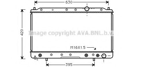 Imagine Radiator, racire motor AVA QUALITY COOLING MTA2083