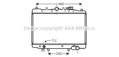 Imagine Radiator, racire motor AVA QUALITY COOLING MZ2024