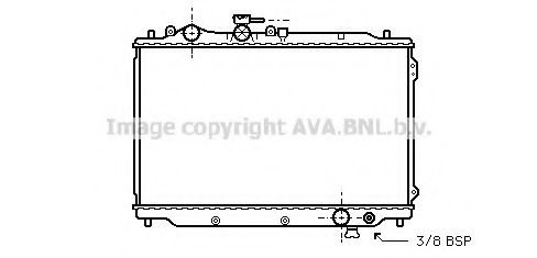 Imagine Radiator, racire motor AVA QUALITY COOLING MZ2050