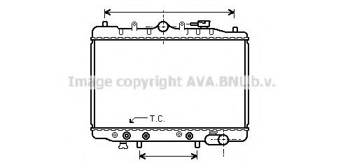 Imagine Radiator, racire motor AVA QUALITY COOLING MZ2064