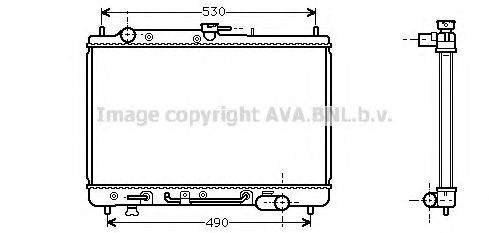 Imagine Radiator, racire motor AVA QUALITY COOLING MZ2089