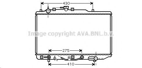 Imagine Radiator, racire motor AVA QUALITY COOLING MZ2178