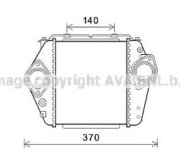 Imagine Intercooler, compresor AVA QUALITY COOLING MZ4244