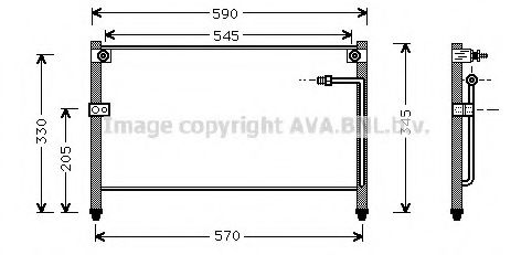 Imagine Condensator, climatizare AVA QUALITY COOLING MZ5112