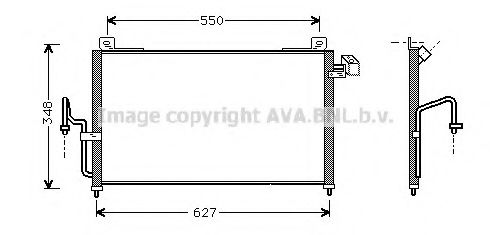 Imagine Condensator, climatizare AVA QUALITY COOLING MZ5147