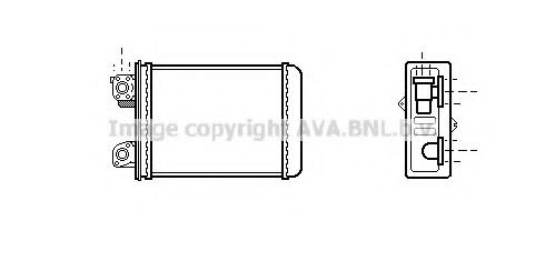 Imagine Schimbator caldura, incalzire habitaclu AVA QUALITY COOLING MZ6081