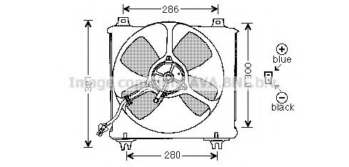 Imagine Ventilator, radiator AVA QUALITY COOLING MZ7505