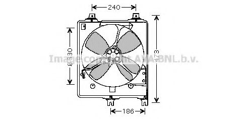 Imagine Ventilator, radiator AVA QUALITY COOLING MZ7510