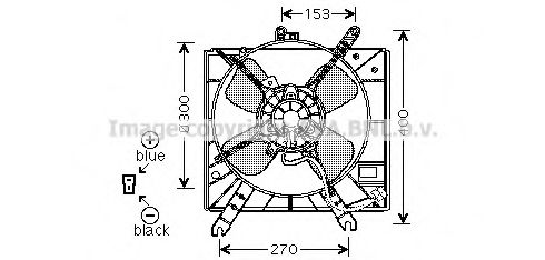 Imagine Ventilator, radiator AVA QUALITY COOLING MZ7516