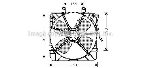 Imagine Ventilator, radiator AVA QUALITY COOLING MZ7518