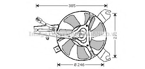 Imagine Ventilator, radiator AVA QUALITY COOLING MZ7527