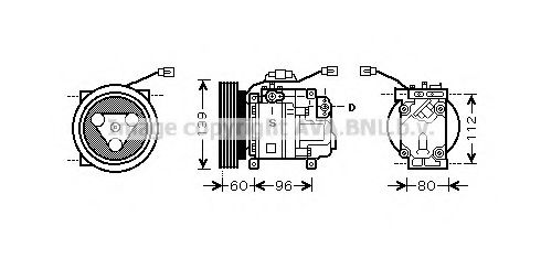 Imagine Compresor, climatizare AVA QUALITY COOLING MZK199