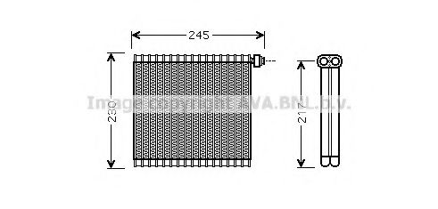 Imagine evaporator,aer conditionat AVA QUALITY COOLING MZV217