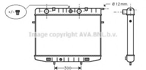 Imagine Radiator, racire motor AVA QUALITY COOLING OL2175