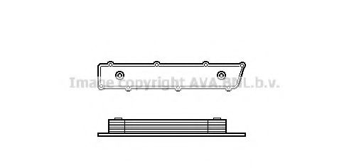 Imagine Radiator ulei, ulei motor AVA QUALITY COOLING OL3195