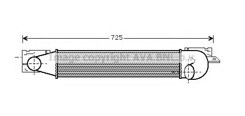 Imagine Intercooler, compresor AVA QUALITY COOLING OL4271