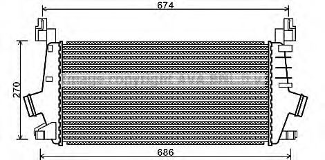 Imagine Intercooler, compresor AVA QUALITY COOLING OL4548