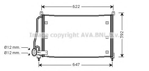 Imagine Condensator, climatizare AVA QUALITY COOLING OL5295