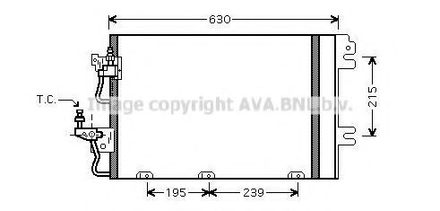 Imagine Condensator, climatizare AVA QUALITY COOLING OL5366D