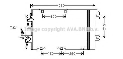 Imagine Condensator, climatizare AVA QUALITY COOLING OL5367D